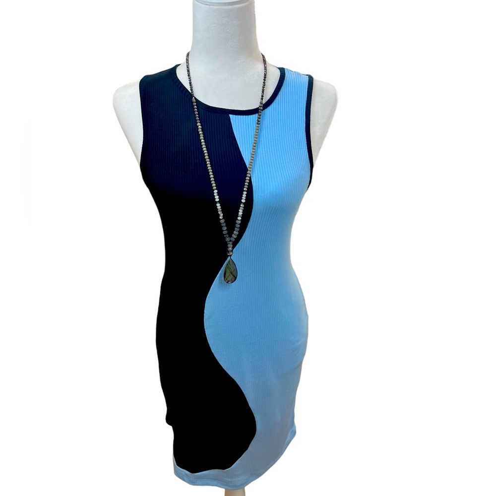 VERO MODA Ribbed Sleeveless Dress Size Small